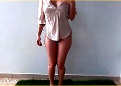 Wifey gets wet brales