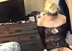 Pretty amateur American Mormon Wife Biggest Vibrator Multiple Orgams Masturbation until Creampie from hubbys work ally. Incredible vagina closeup of t