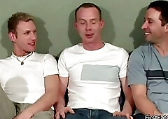 Adam gets his very first hard gay cock 1