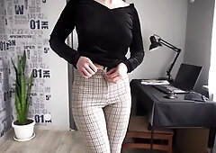 Hawt Сolleague In Office Panties Shows Off Flawless Ass