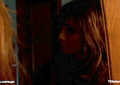 Huge cock Asian Trans fucking her date