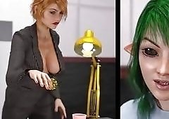 Animated shemales enjoy fucking in various positions