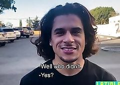 Latino teen picks up a famous ass for some bareback fun