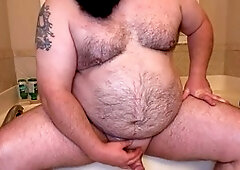 Round, hairy dads, butt plugs