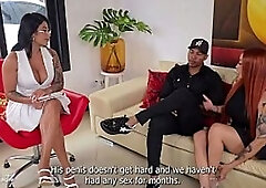 My therapy session ends in a steamy three-some with Dr. Martix - Andrea Castro, Mariana Martix & Brandon Cruz
