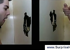 Teen gets sucked is huge cock hard