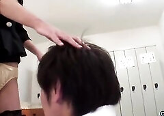 They were smokin' smokes during their lunch break and thereafter engaged in raunchy intercourse with an handsome woman.