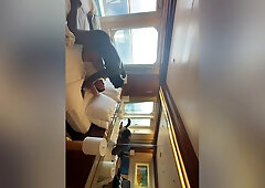 Sucking Dick Outside On Cruise Balcony Then Inside To Get My Ass Filled With A Huge Load!