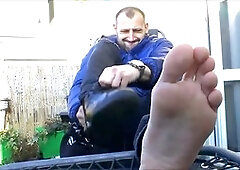 Czech foot worship, feet, amateur