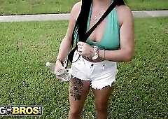 BANGBROS - Madalina Moon’s Money-Fueled Adventure Turns Into Wild Ride With Ace Hardz’s Large Ramrod