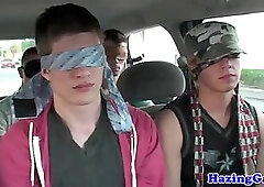 Teen amateurs humiliated with soggy biscuits