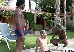 Big dick gay double penetration and cumshot