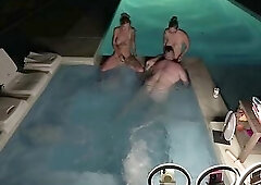 Hardcore Hawt Tub 3some With Deliah Grace And Nikki Zee WCA Productions