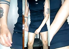 chacal se saca el man chowder despues de llegar muy caliente del Gym