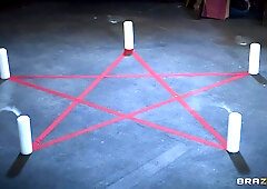 Awesome glamorous MILF Rebecca More rammed on a vintage sofa