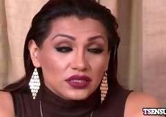 Latina shemale fucked by an angry boyfriends hard cock