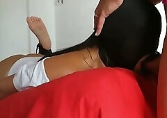 Slut constriction blowjob