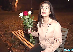 Romantic holiday evening and crazy sex affair with stranger