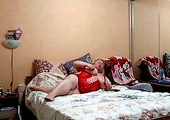 Mother-in-law Zona901 enjoys some solo pleasure with her voluptuous body