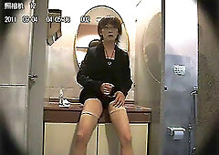 Korean t-girl gropes One Out Under Protest