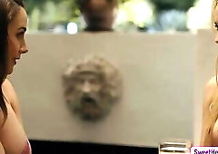 Chanel and Kenna licks each others pussy