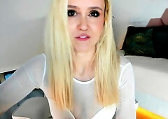 Beautiful blonde nanny and big boobed blonde MILF get pumped