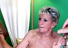 This clip attempts to answer the oft-asked question, ''Can a 76-year-old woman ever get sufficiently rod?'' In the case of Sandra 