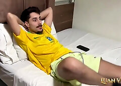 And that's how I observed Brazil vs. Haiti with my homosexual playmate.