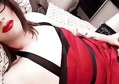 Princess Bunnie: Cumshot in my Favorite Dress