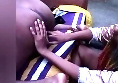 Ladyboy and DL Thug poke each other