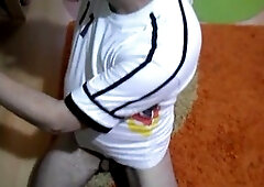 Muie, friends, friends watching friends masturbate