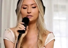 Blonde teens fresh pussy licked and fucked