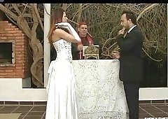 Groom finds out that his wife's tranny and gets fucked