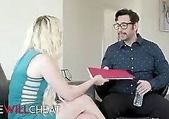 She will cheat - lilly bell’s boss screws her nicer than her porn-obsessed spouse ever could