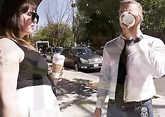 It's Eileen Crowe's 1st hardcore scene and John Kilo comes in to grab each voluptuous curve. Playing detectives and partners, Eileen and Joh