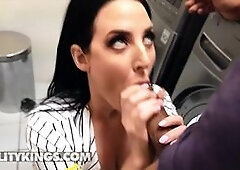 Angela White Gets her HUGE Tits Titty Fucked by Ricky Johnson