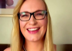 Spex shemale loves stroking her cock