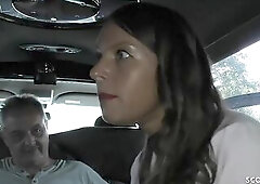 Real Amateur Team fuck for normal Boyz in Stretch Limo with German Large Bazookas Older Hawt Susi as a suprise - Scout69.com is the largest German-spe