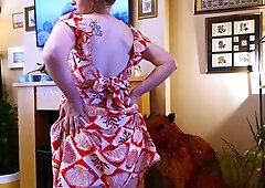 Pregnant stepmom relishes the chance to take cock in her ass