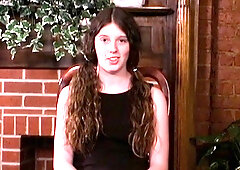 Teen slut spanking her ass through her panties