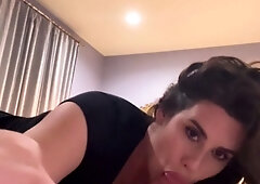 Teasing edged handjob blowjob cumshot compilation pov part 2