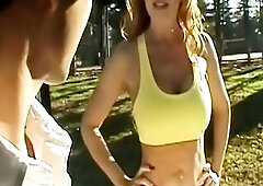 Older Brunette hair mother I'd like to fuck Rides Weenie and Takes Facial