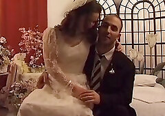 Bride And Groom Share A Passionate Bedroom Encounter