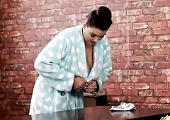 See downblouse cleaning cleavage on now! - Dance, Downblouse, Cherry Blush Porn