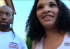 Interracial Sex - Lisa Ray: Blowjob, Doggy  Cowgirl Porn