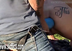 Sexy wife anal fist drilled in public untill her butt prolapses and her cunt squirts