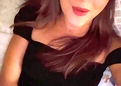 Solo toy masturbation with lonely girl