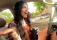 she has license to cum