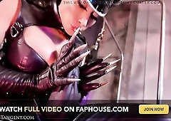 Femdom-goddess Tangent coming after u with Her BBC Thong-on wang. U wanna cum but u'll get to earn it, by being a proper dick wench for Her. That