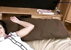 Teacher rolls up in his sports car to entice a bad graded student to anal sex upskirt